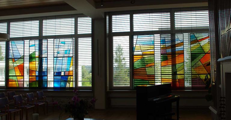 Kunstverglasung der Kirche Bethesda Küsnacht