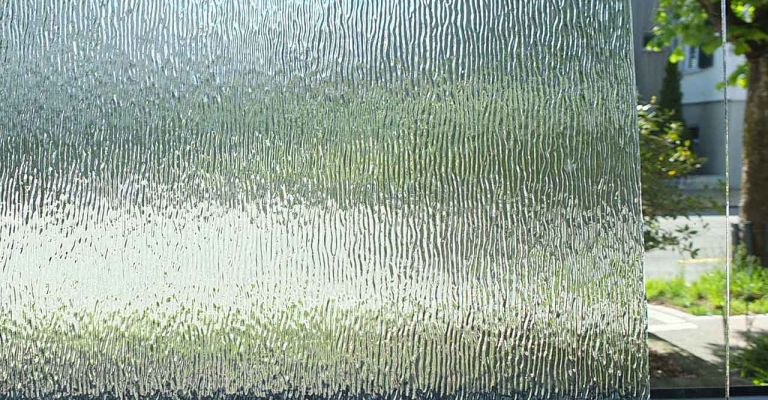 Wurmglas weiss Ornamentglas für Jugendstilverglasungen