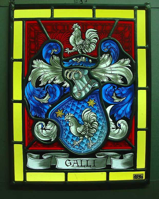 Familienwappenscheibe "Galli"