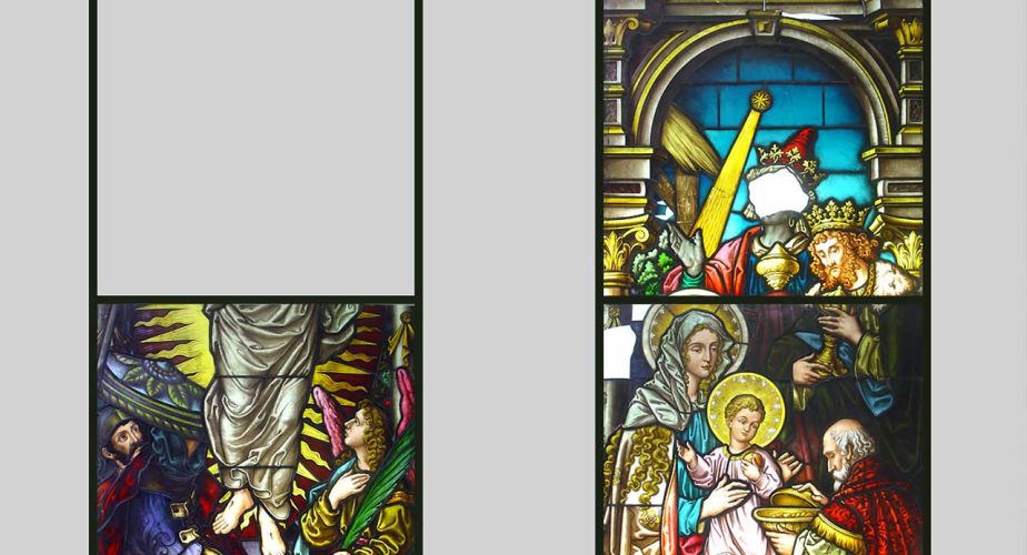 Restaurierung Kirchenfenster Vorzustand
