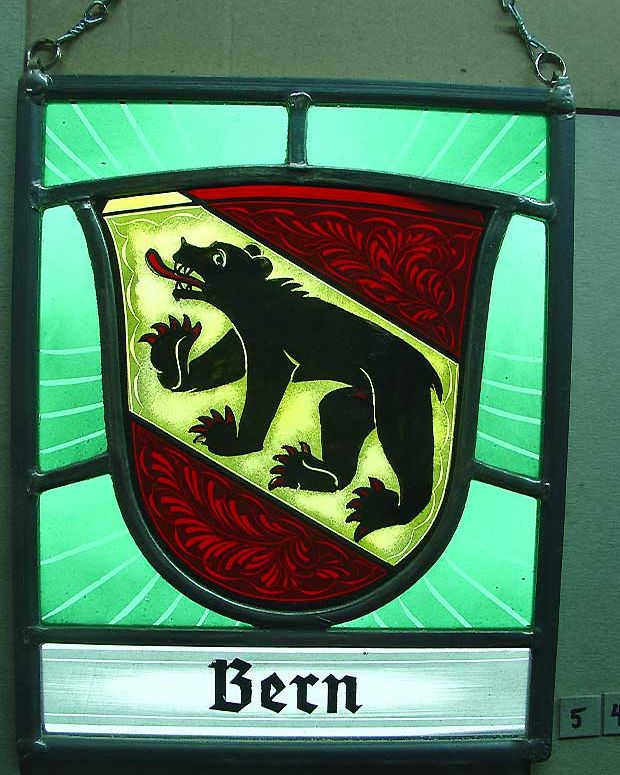 Wappenscheibe Kanton Bern