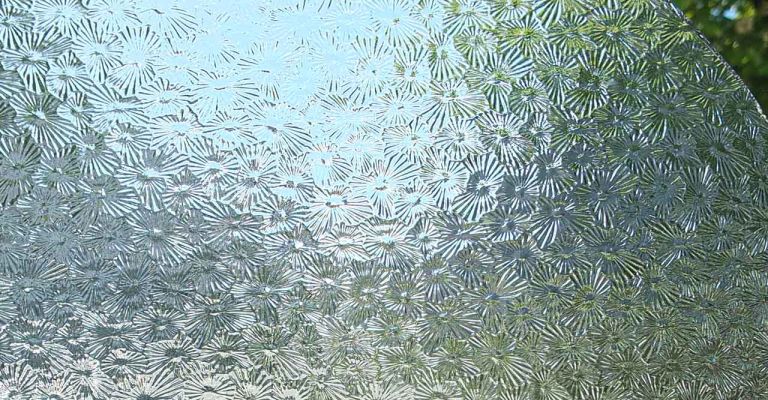 Sternchenglas weiss Ornamentglas für Jugendstilverglasung